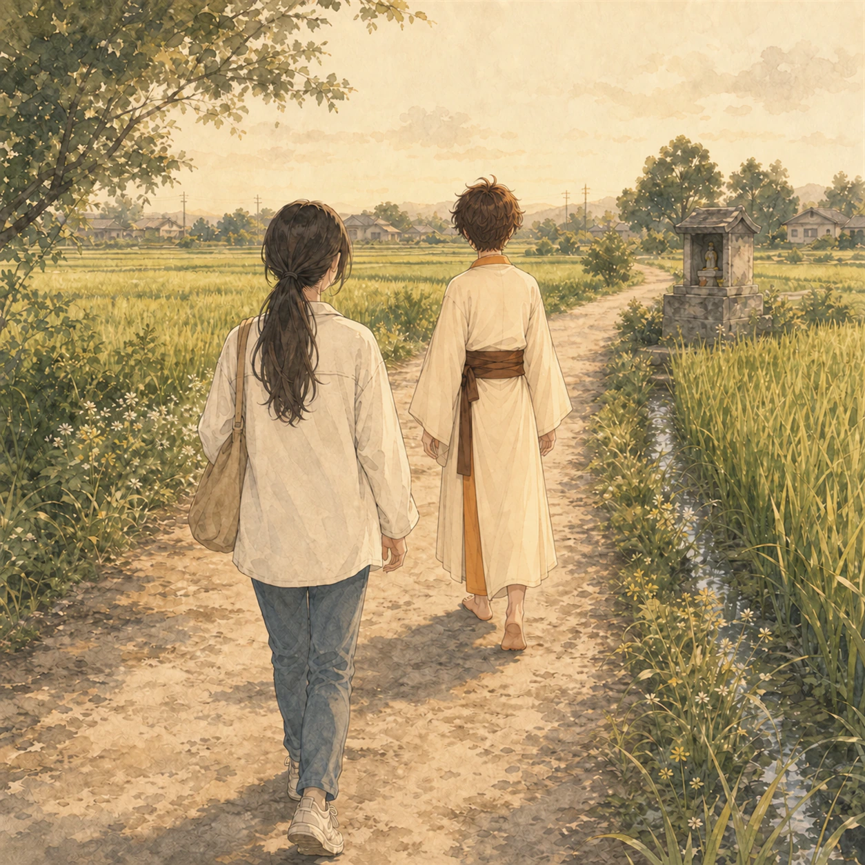 神明同行 — 歸安陪女玩家走田野